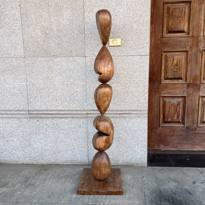 厂家销售胡桃木质摆件销售中心别墅客厅书房会客室玄关装饰艺术品