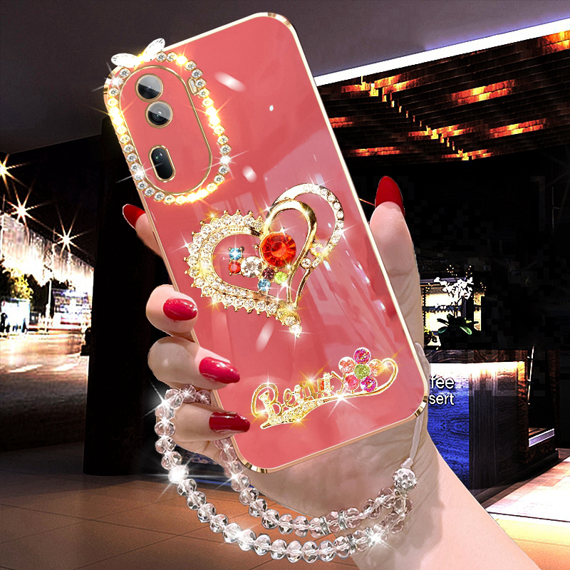 OPPOReno11硅胶网红个性镶钻软壳