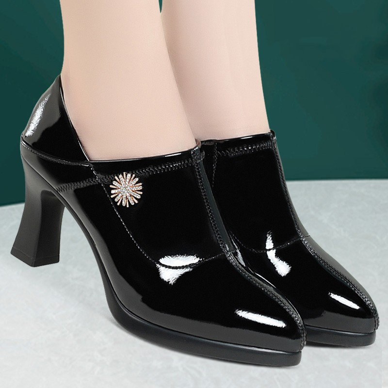 单鞋防水台深口单鞋买一送五