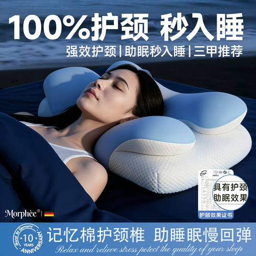 德国记忆棉蝶形护颈枕助眠