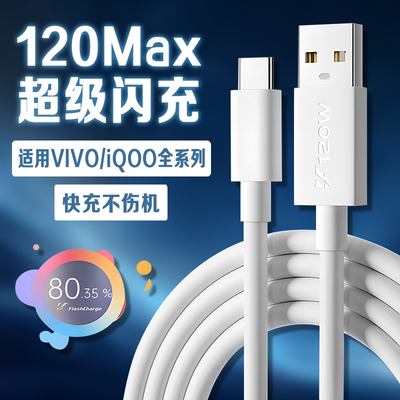 适用iqoo120W闪充数据线