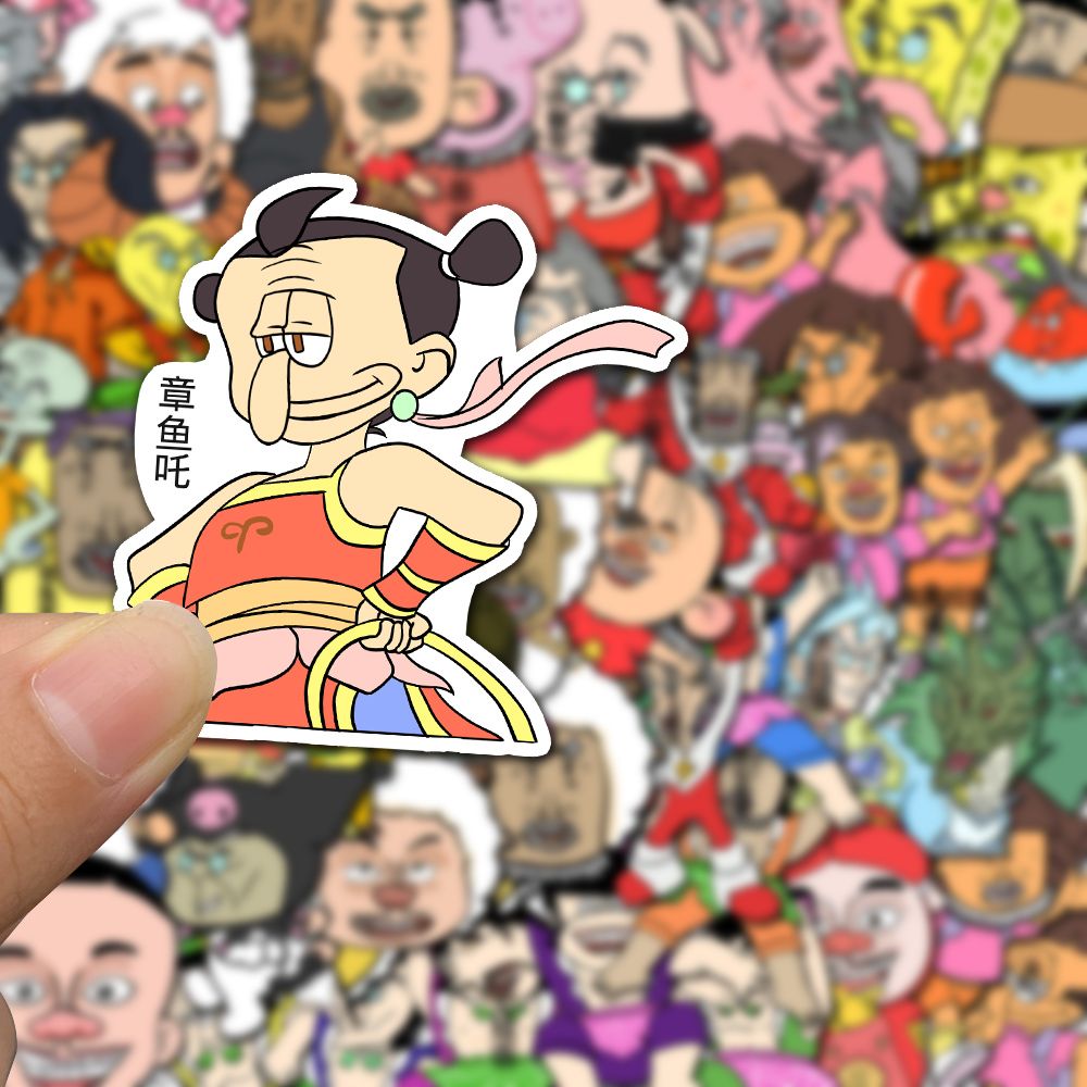 灵魂画手贴纸恶搞爆笑网红趣味