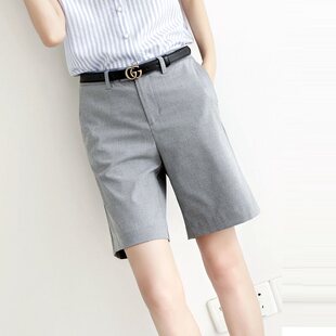百搭显瘦直筒休闲五分裤 EGG 2026新款 高腰女短裤 SLY清爽利落