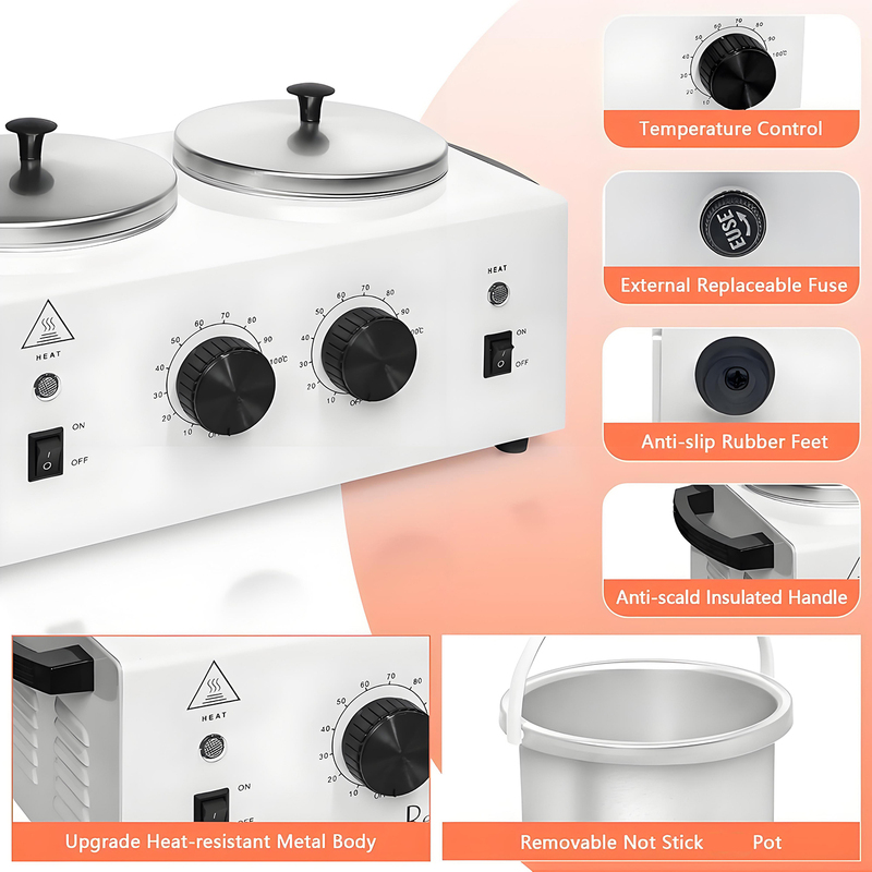 巧克力锅机电厨房小款套装芝士融化器小型自动双头豆巧克力融化机