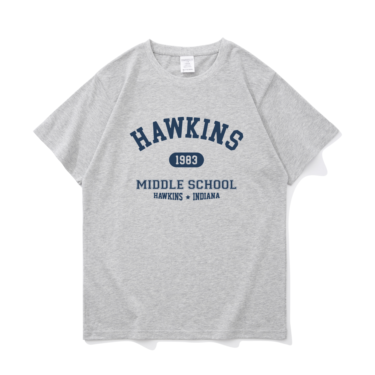 怪奇物语周边短袖T恤衬衣纯棉男