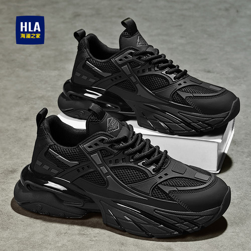 海澜之家黑武士老爹鞋男款