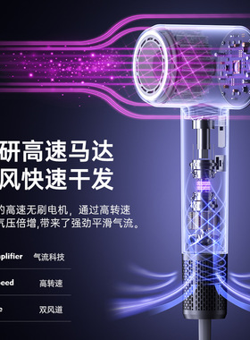 跨境高速无叶吹风机家用护发理发店大功率负离子不伤发blow dryer