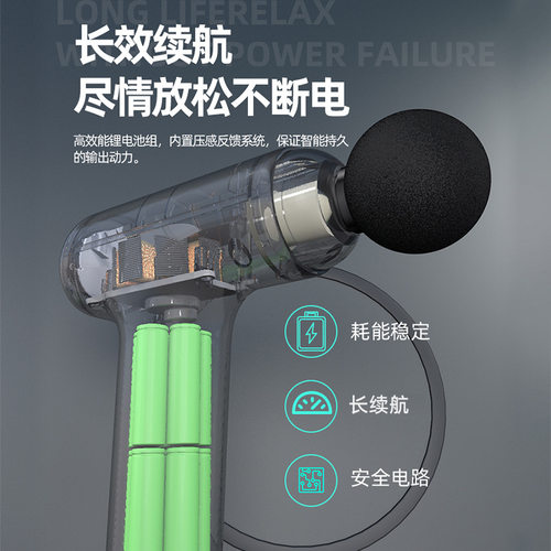 筋膜枪肌肉放松按摩器按摩抢跨境电动震动冲击颈膜枪工厂健身器材