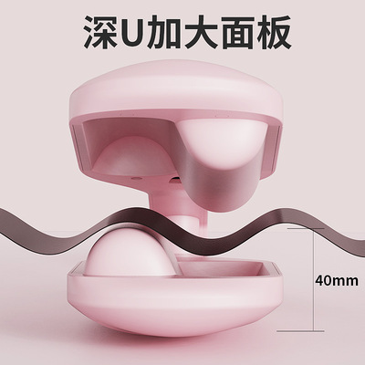 跨境40MM大蛋卷棒深U卷发器负离子不伤发液晶卷发棒夹板卷发器欧