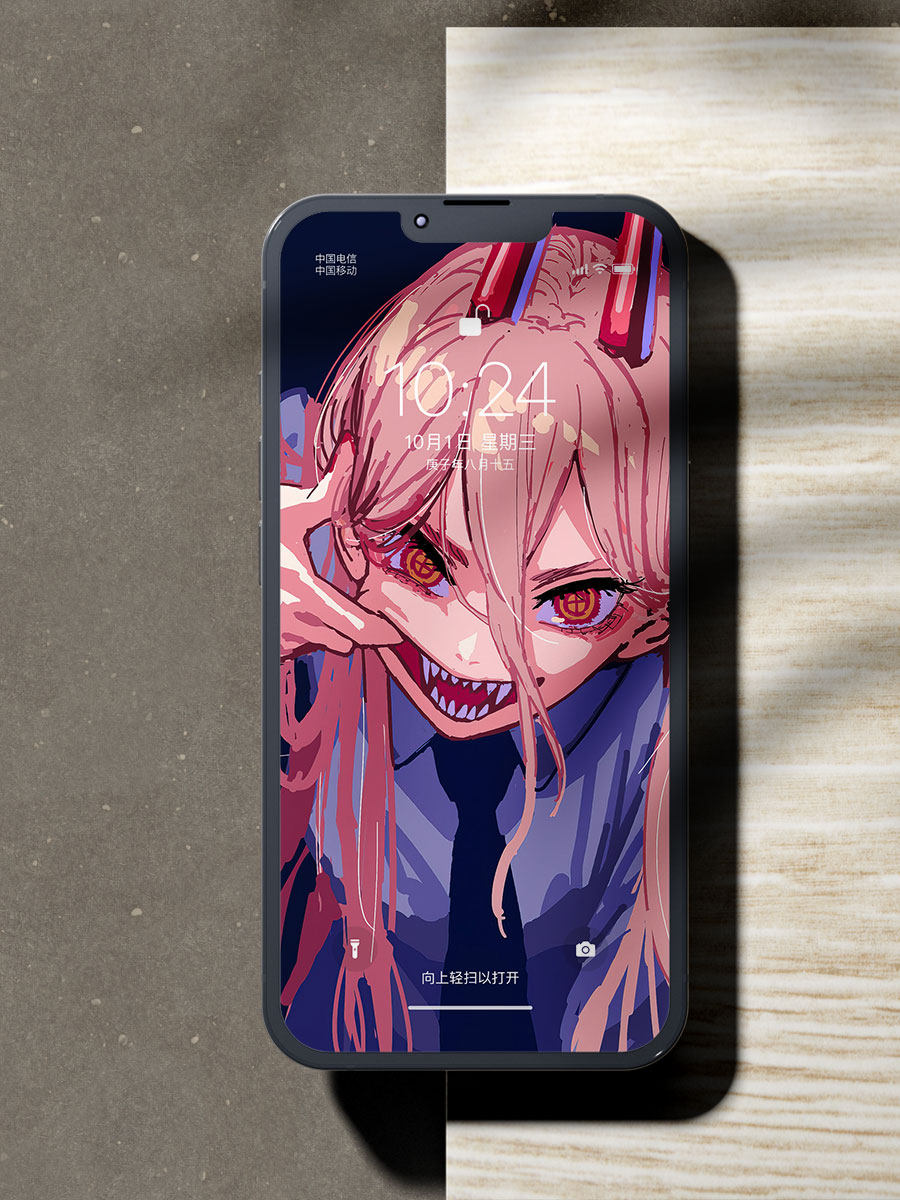 「电锯人」wallpaper station 苹果手机桌面壁纸赠全集动画 23张