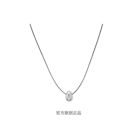 皮绳可调节长项链毛衣链