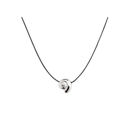 Neverfar海洋系列渊贝集·ABYSSAL WISDOM月光螺黑绳毛衣链项链女