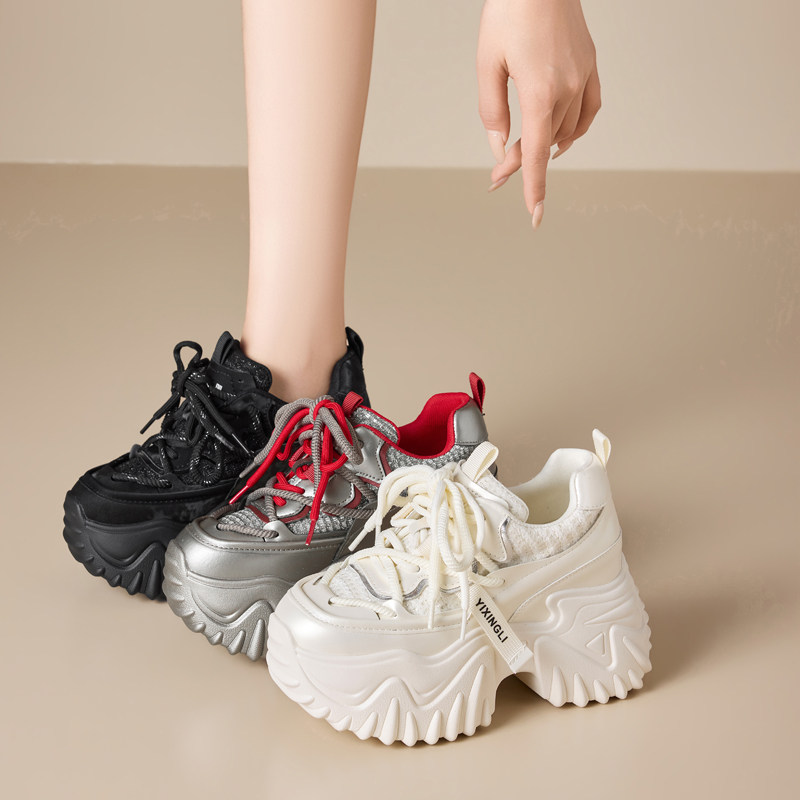 内增高厚底老爹鞋显脚小百搭女款