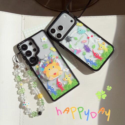 创意磁吸卡通皮克敏适用于三星GalaxyS26Ultra手机壳S25EDGE/S24/S24FE少女心S23+/23plus防摔S23Ultra保护套
