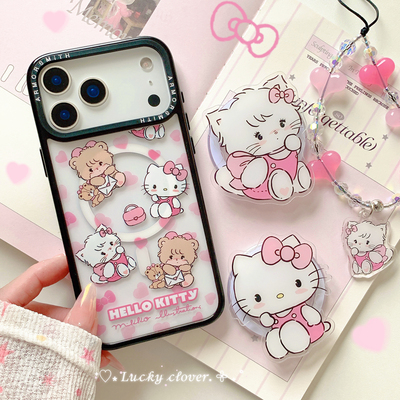 创意磁吸爱心mikko猫适用于三星GalaxyS26Ultra手机壳S25EDGE/S24/S24FE少女心S23/23plus防摔S23Ultra保护套