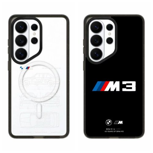 创意联名宝马M3经典车标适用于三星GalaxyS26Ultra手机壳S25/S24+小众潮流男S22Ultra全包S23Ultra防摔保护套