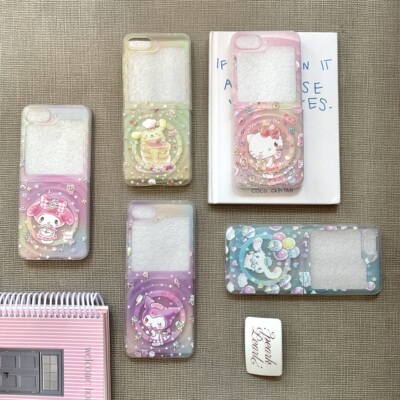 创意磁吸梦幻三丽鸥适用于三星zFlip7手机壳折叠GalaxyZFlip6/5/4/可爱少女心W25/W24Flip女款翻盖防摔保护套