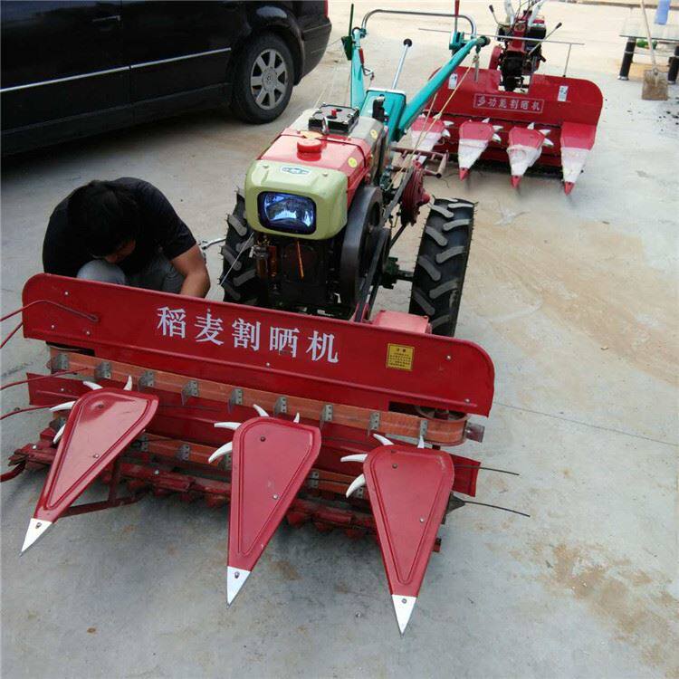 汽油大棚玉米收割机优质多功能稻麦割晒机一边倒玉米割晒机