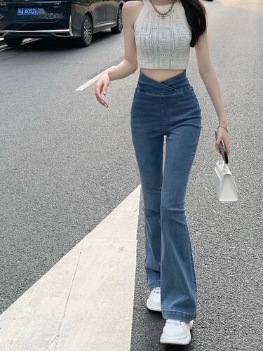 Slim and thin wide leg flare pants显瘦薄款阔腿拖地喇叭裤