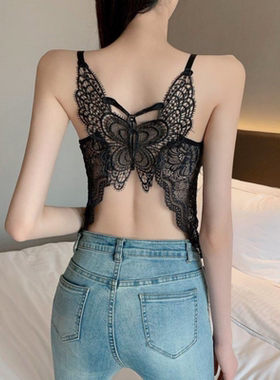 Sling long built-in one-piece vest吊带长款内搭一体式背心