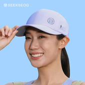 寻上一片式 棒球帽秋冬跑步运动帽马拉松