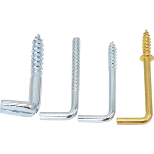 七字钩加长直角钩灯钩7字钩L钩自攻螺丝钉L型镜相框弯勾L型挂钩