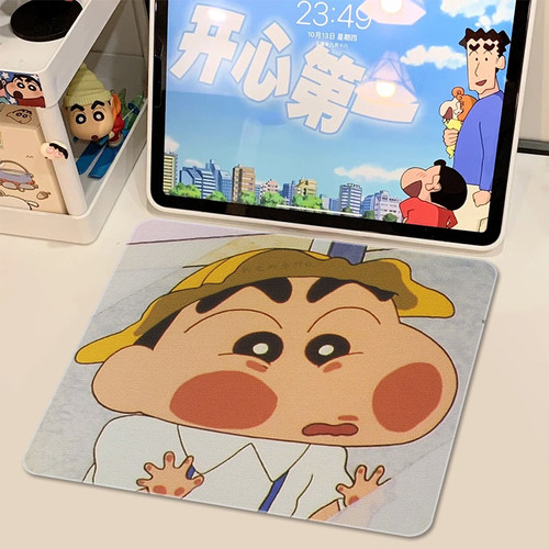 敲可爱的可爱小新鼠标垫小号锁边