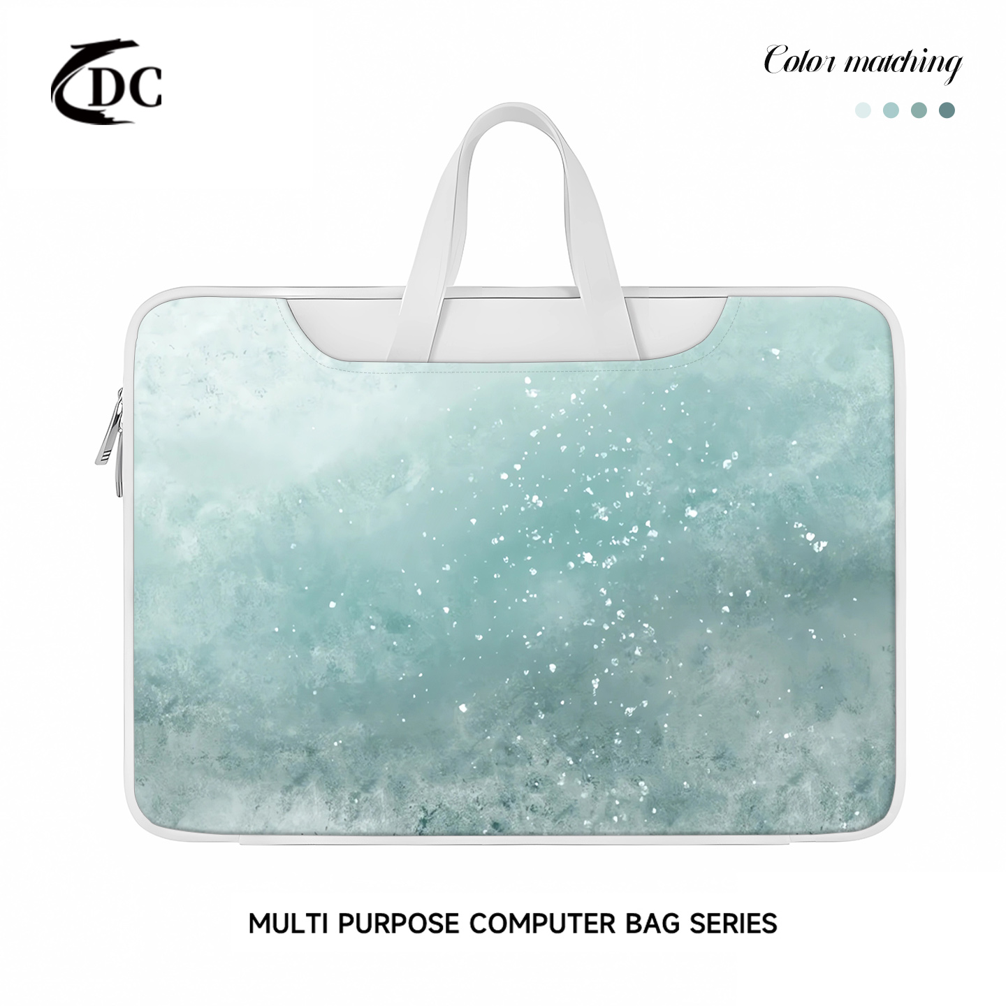 极简风水彩渐变笔记本电脑包防震防摔超大适用于苹果macbook电脑包14寸air13华为matebook联想手提电脑包16寸