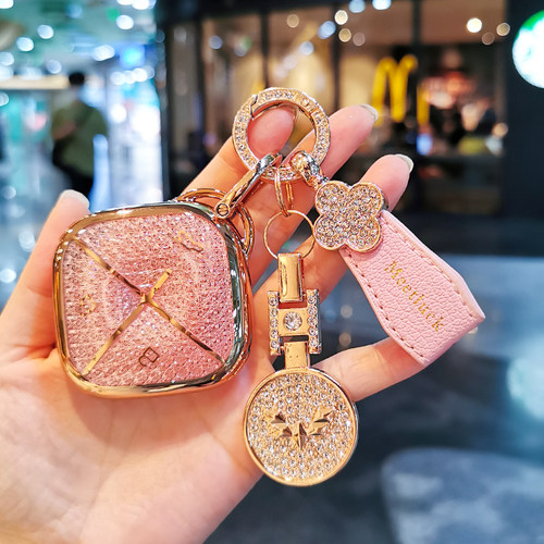 五菱宝骏专用钥匙套金边璀璨钻石