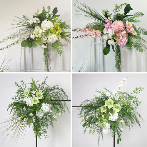 婚庆花艺装饰森系地排花婚礼酒店