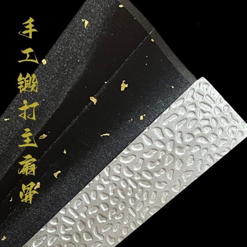 正品全钢锻打防身折扇10寸古风绢布金属高温淬火金刚扇子