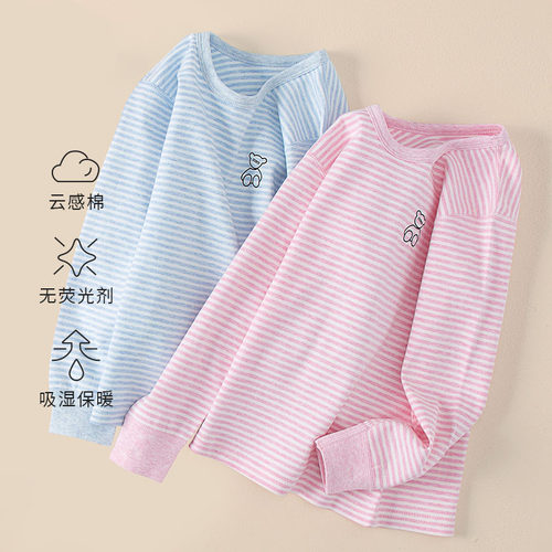 秋冬纯棉打底衫保暖春秋