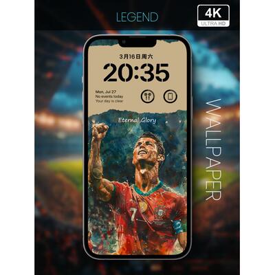 iphone安卓球迷用品足球球星壁纸C罗012