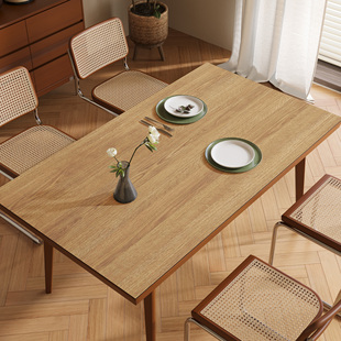 仿木纹皮革桌垫轻奢高级感桌布免洗防油防水防烫原木色桌面保护垫