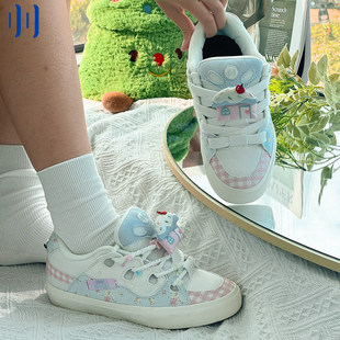 顽刻官方面包鞋 布露比配色BAKE复古休闲低帮男女国潮滑板鞋