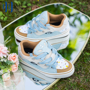 麦旋风BAKE长毛绒低帮男女国潮滑板鞋 顽刻官方面包鞋 magic