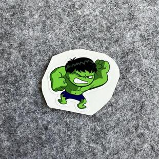绿巨人波加查公路车贴纸创意动漫自行车周边创意不会留胶防水贴纸