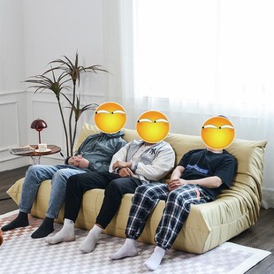 精选毛毛虫懒人沙发可躺可睡巨大双人沙发榻榻米单人沙发椅卧室小