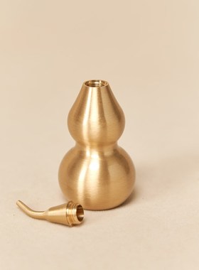 福禄满全 黄铜葫芦摆件 乔迁新家装饰布置礼物新年龙年春节摆件