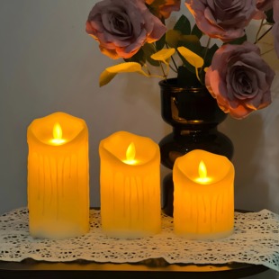 LED电子蜡烛婚礼演出浪漫烛光剧本杀无烟火电池蜡烛灯装饰氛围灯