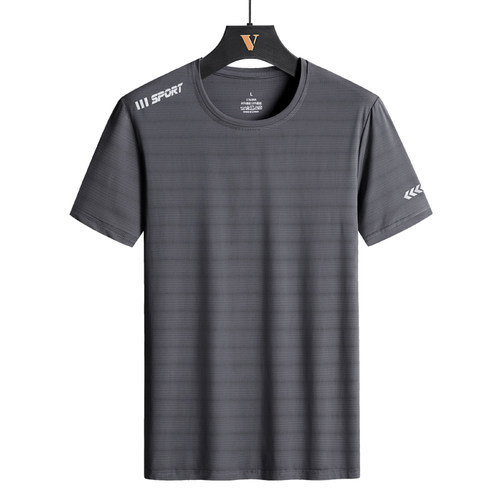 Top Men's quick-drying running t-shirt上衣男式速干跑步t恤
