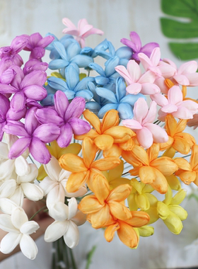 银铃花海葵花手工拼接DIY永生花