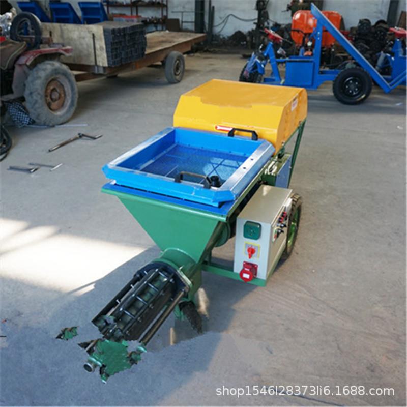 商用浆土水泥砂浆喷涂机自浆动凝砂喷涂机厂家现砂货