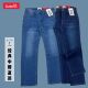 弹力休闲经典 Baleno班尼路牛仔长裤 男秋冬款 复古宽松直筒百搭潮流