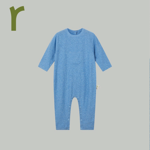 ArborTree棉麻宝宝秋连体衣爬服
