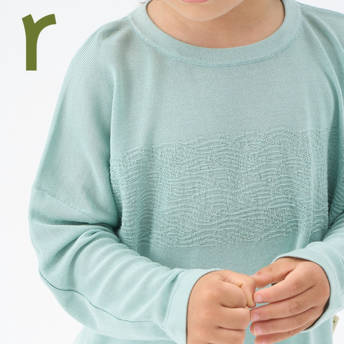 桑蚕丝男女宝春夏季针织长袖T恤