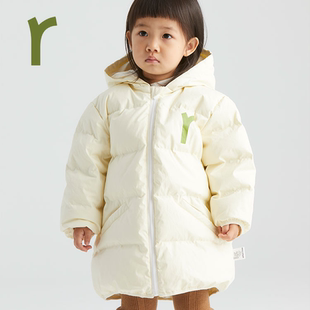 用纯天然材质做的宝宝羽绒服儿童羽绒服 A类标准外层通过三防处理