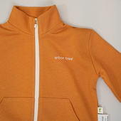 ArborTree 翻立领拉链外套上衣保暖排汗 100%有机棉男女宝春秋季