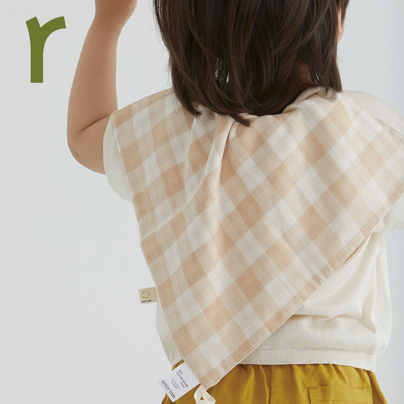 宝宝贴身方巾天然有机棉