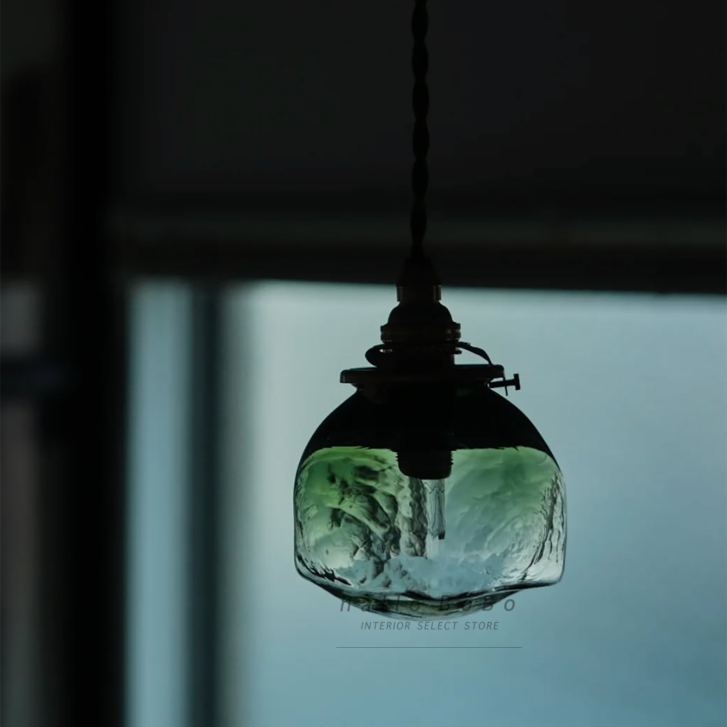 【王波波的幸福生活】日本作家款手吹玻璃吊灯球型四款可选